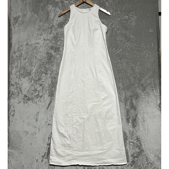 Laundry By Shelli Segal Dresses & Skirts - Vintage Laundry by Shelli Segal White Denim Maxi Dress Womens 6 Coastal Cowgirl